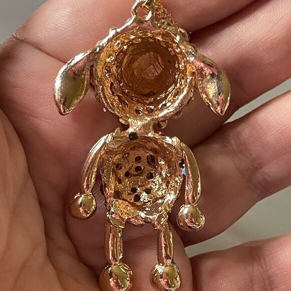 Cute Mix Color Crystal Blue Enamel Sheep Pendant  Necklace NWOT - Picture 4 of 5